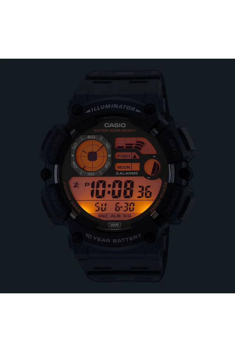 Casio Standard Rubber Strap WS-1500H-1AVEF