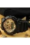 Casio Gshock Anadigi Black Rubber Strap GA-010GGB-1A9ER
