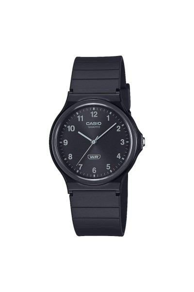 Casio Standard Black Rubber Strap MQ-24B-1BEF