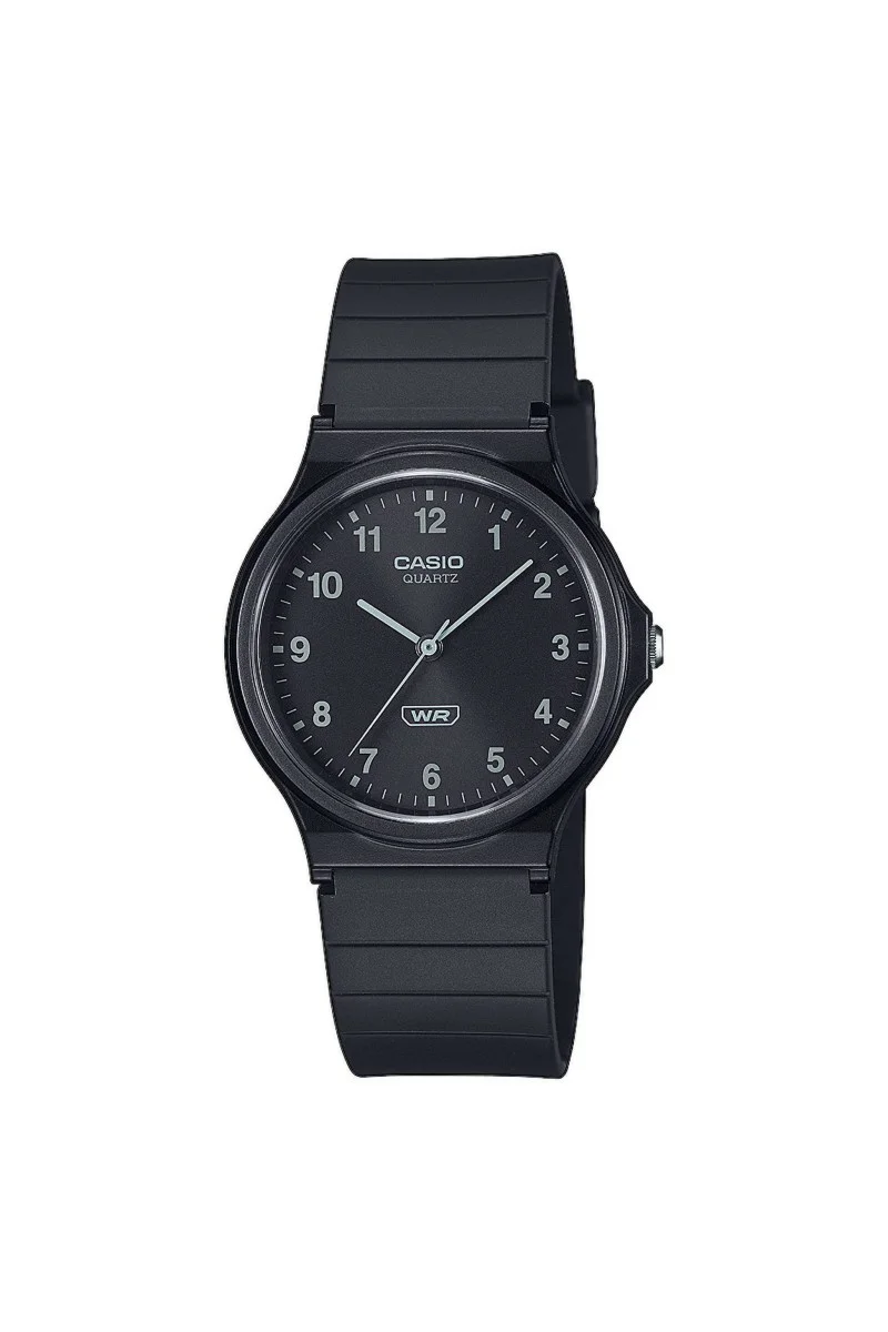 Casio Standard Black Rubber Strap MQ-24B-1BEF