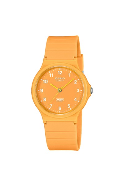 Casio Standard Orange Rubber Strap MQ-24B-9BEF