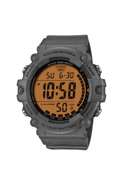 Casio Standard Black Rubber Strap AE-1500WHC-8AVEF