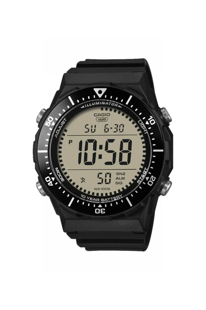 Casio Standard Black Rubber Strap AE-1700H-1AVEF