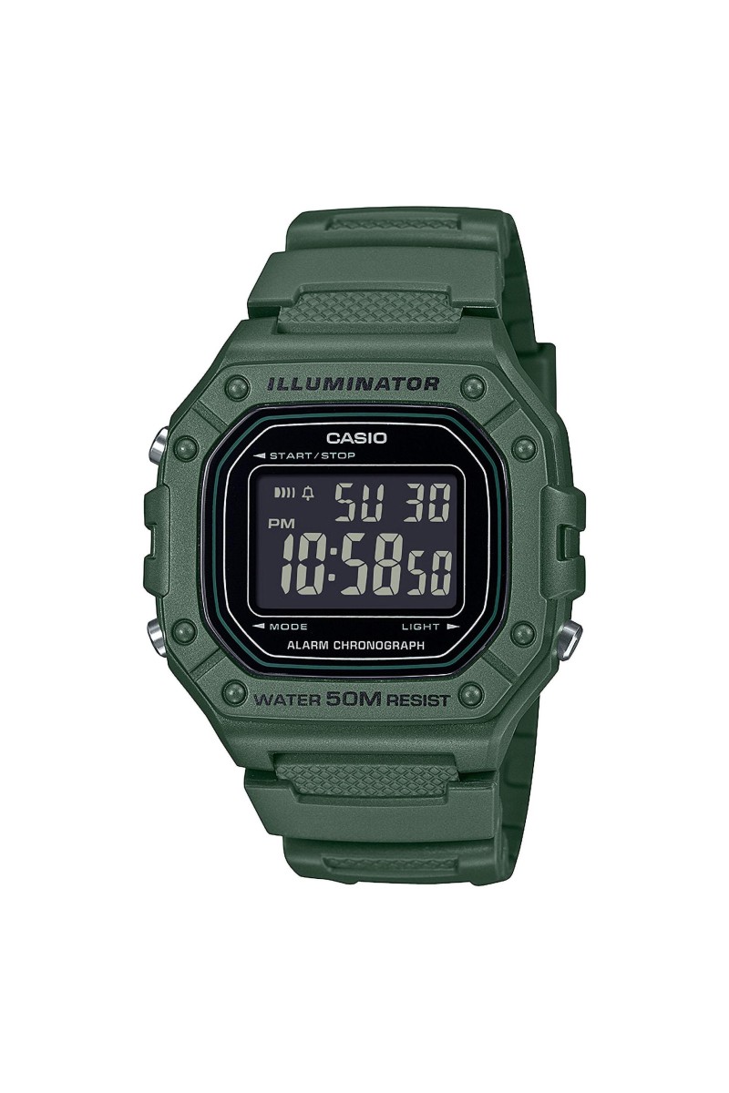 Casio Standard Rubber Strap W-218H-3BVEF