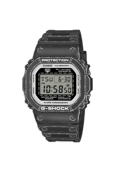Casio Gshock Black Rubber Strap DW-5600RGM-1ER