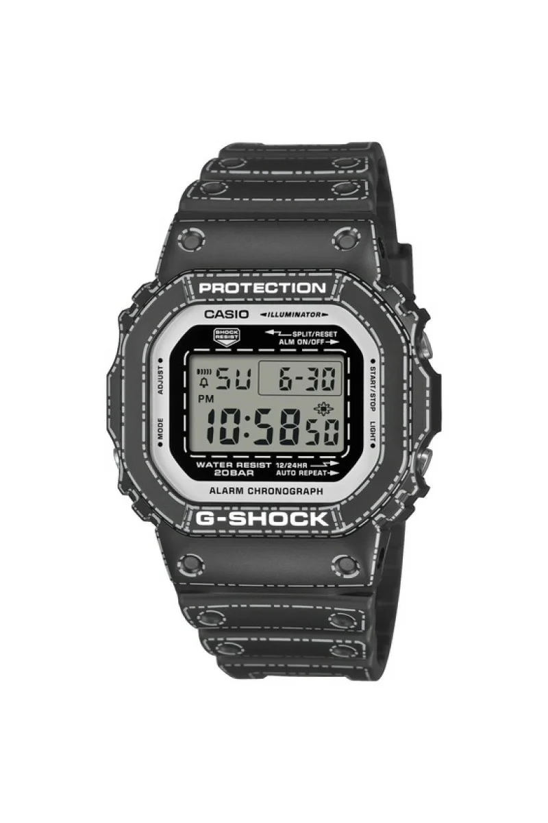 Casio Gshock Black Rubber Strap DW-5600RGM-1ER