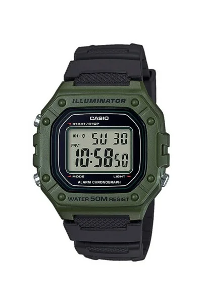 Casio Standard Rubber Strap W-218H-3AVEF