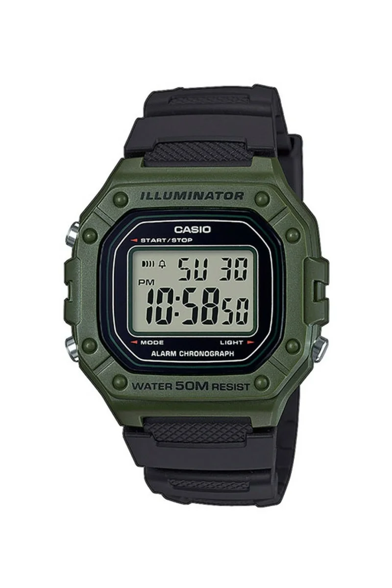 Casio Standard Rubber Strap W-218H-3AVEF