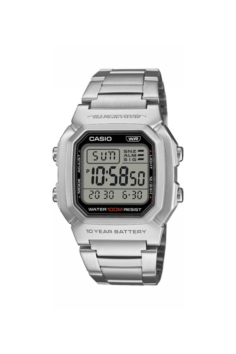 Casio Standard Digital Stainless Steel W-800HD-1AVEF