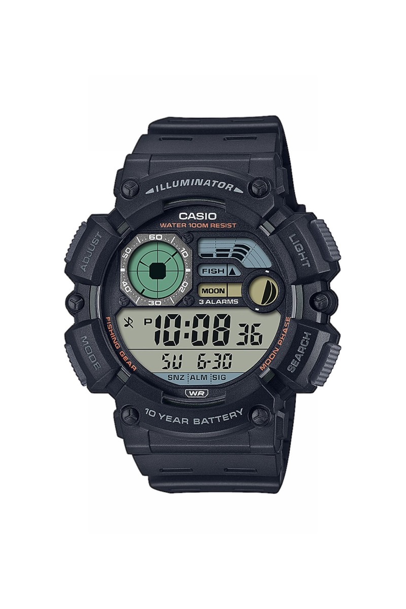 Casio Standard Rubber Strap WS-1500H-1AVEF