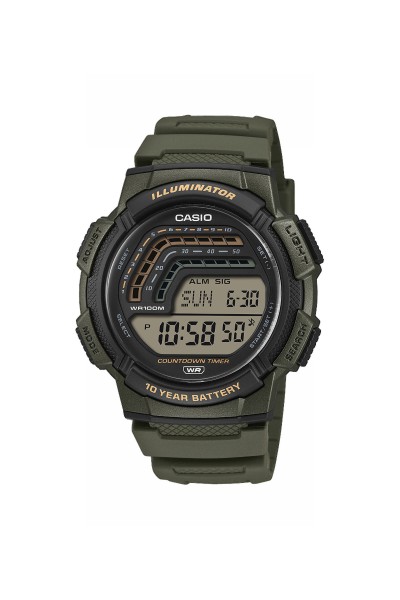 Casio Standard Rubber Strap WS-1800-3AVEF
