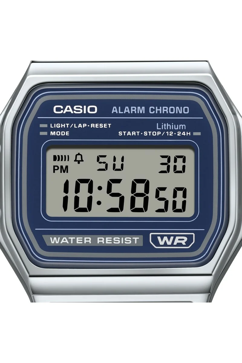 Casio Digital Stainless Steel A158WEA-2EF