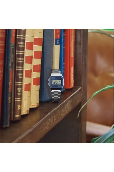 Casio Digital Stainless Steel A158WEA-2EF