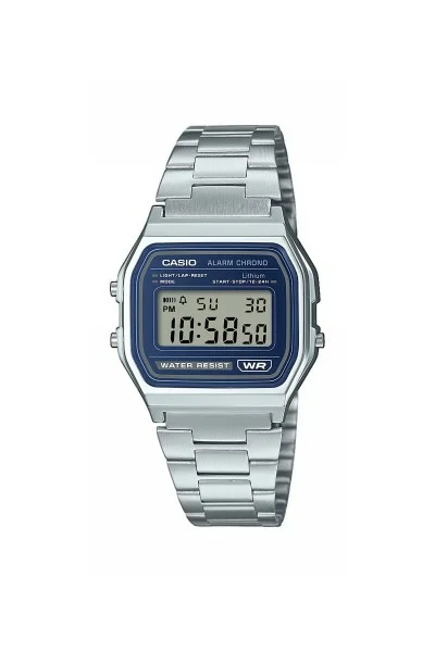 Casio Digital Stainless Steel A158WEA-2EF