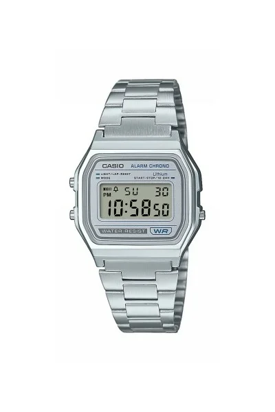 Casio Digital Stainless Steel A158WEA-7EF