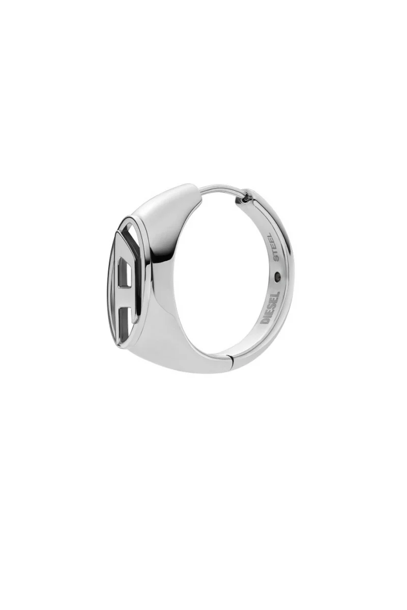 Σκουλαρίκι DIESEL Oval D Hoop από Ατσάλι