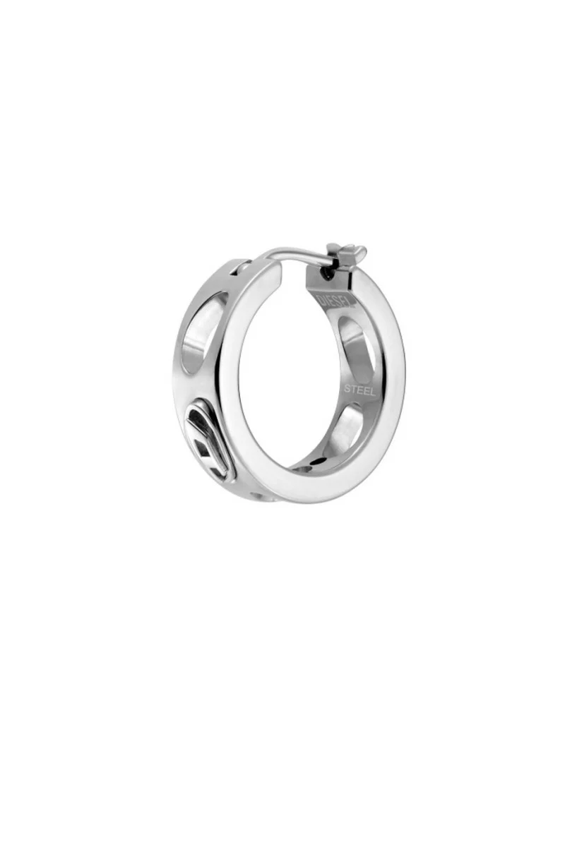 Σκουλαρίκι DIESEL Oval D Hoop από Ατσάλι