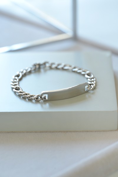 Βραχιόλι Ταυτότητα από Ατσάλι