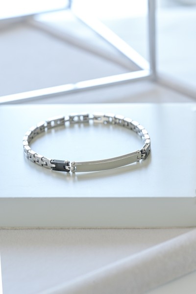 Βραχιόλι Ταυτότητα από Ατσάλι