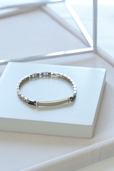 Βραχιόλι Ταυτότητα από Ατσάλι