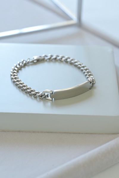 Βραχιόλι Ταυτότητα από Ατσάλι