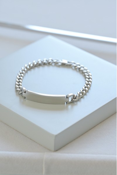 Βραχιόλι Ταυτότητα από Ατσάλι