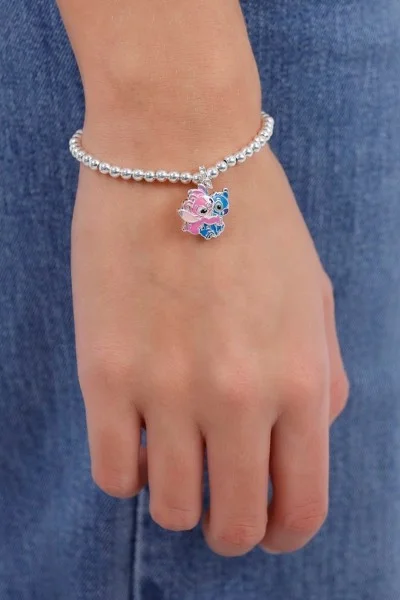 Βραχιόλι Stitch & Angel DISNEY Ορείχαλκο