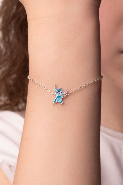 Βραχιόλι Lilo & Stitch DISNEY Ασήμι 925ο