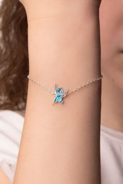 Βραχιόλι Lilo & Stitch DISNEY Ασήμι 925ο