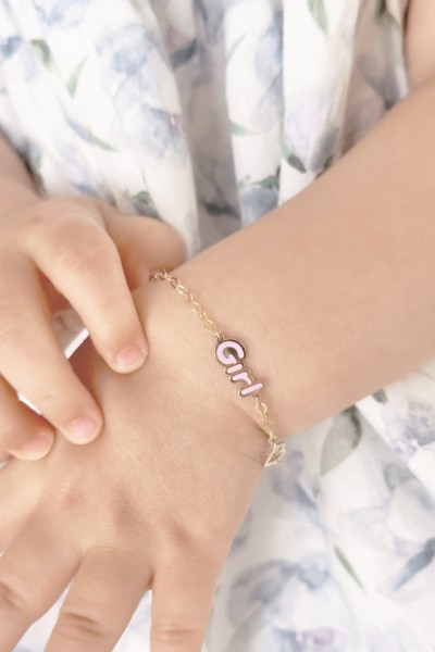Βραχιόλι Χρυσό 9Κ Καρδιά Girl