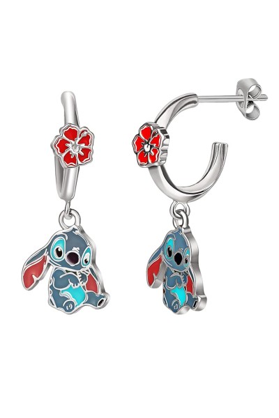 Σκουλαρίκια Lilo & Stitch Flower DISNEY Ορείχαλκο