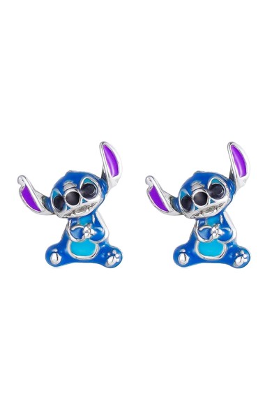 Σκουλαρίκια Lilo & Stitch DISNEY Ασήμι 925ο