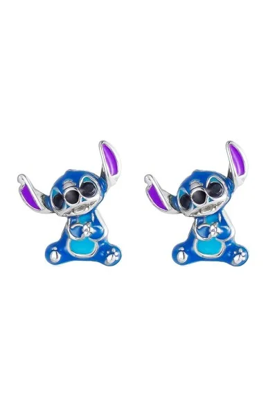 Σκουλαρίκια Lilo & Stitch DISNEY Ασήμι 925ο