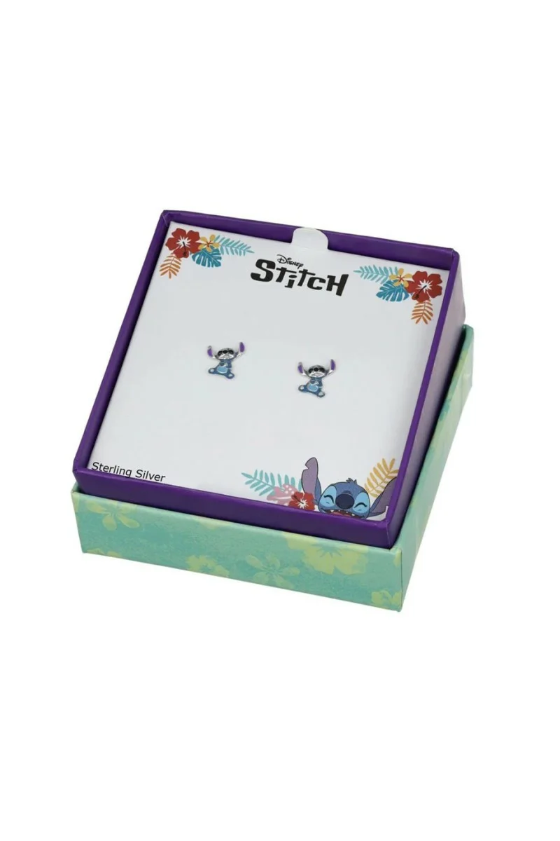 Σκουλαρίκια Lilo & Stitch DISNEY Ασήμι 925ο