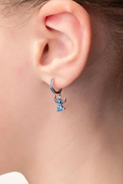 Σκουλαρίκια Lilo & Stitch DISNEY Ασήμι 925ο