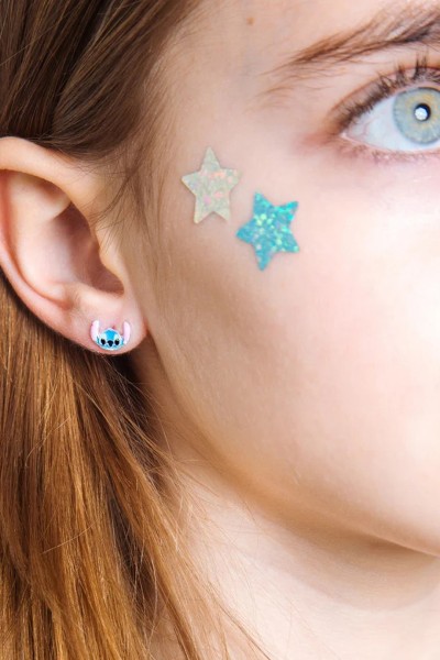 Σκουλαρίκια Lilo & Stitch DISNEY Ασήμι 925ο