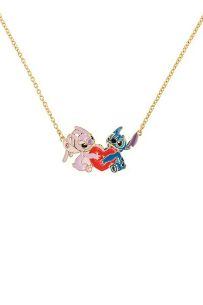 Κολιέ Stitch & Angel DISNEY Ορείχαλκο