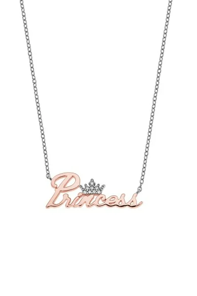 Κολιέ Princess DISNEY Ασήμι 925ο