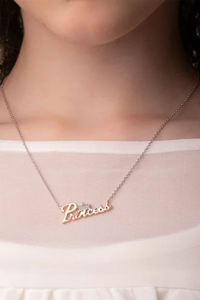 Κολιέ Princess DISNEY Ασήμι 925ο