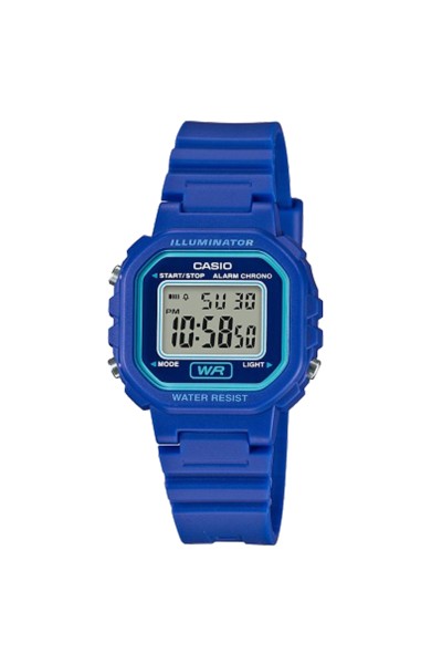 Casio Standard Blue Rubber Strap LA-20WH-2AEF