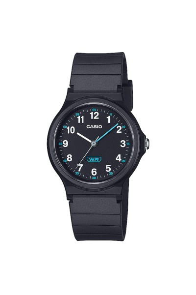 Casio Standard Black Rubber Strap LQ-24B-1BEF