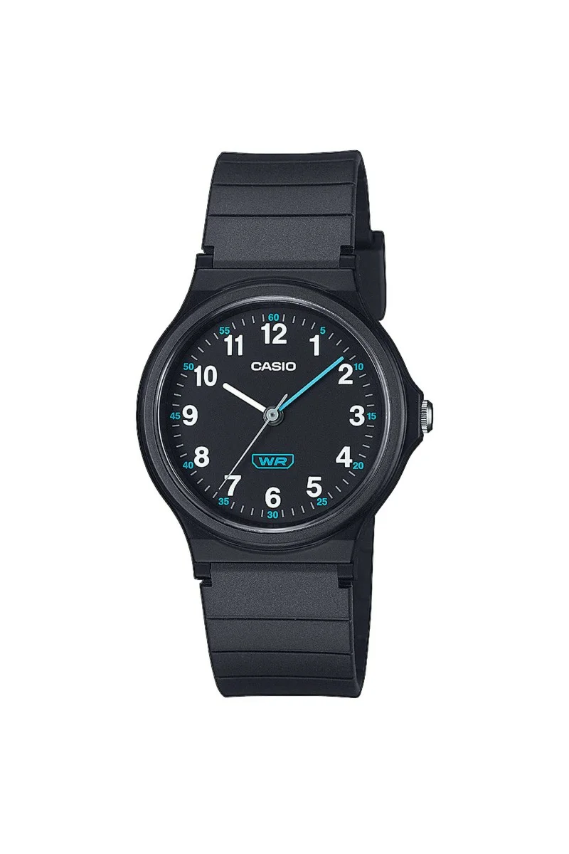 Casio Standard Black Rubber Strap LQ-24B-1BEF