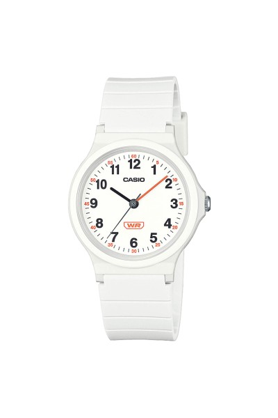 Casio Standard White Rubber Strap LQ-24B-7BEF