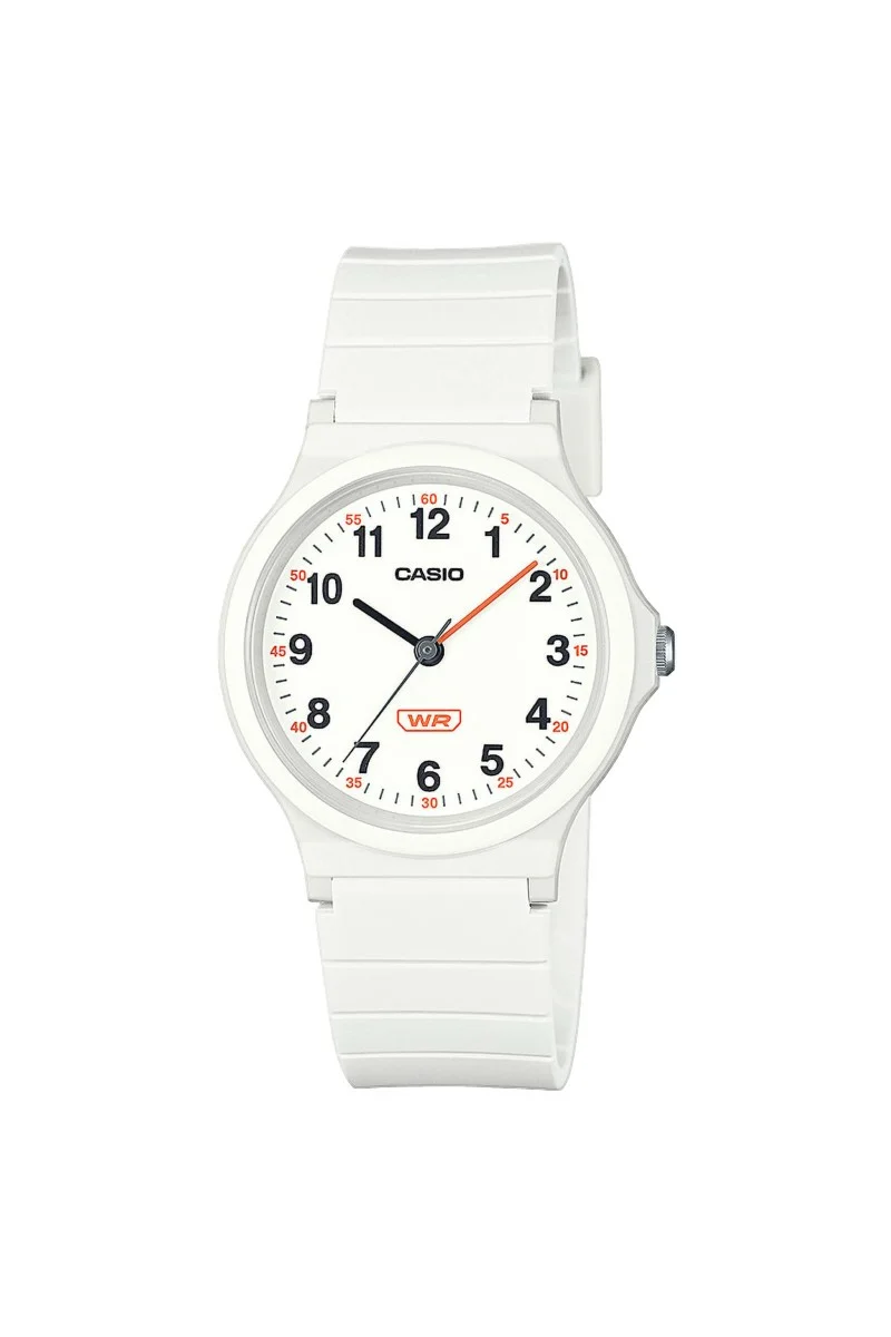 Casio Standard White Rubber Strap LQ-24B-7BEF