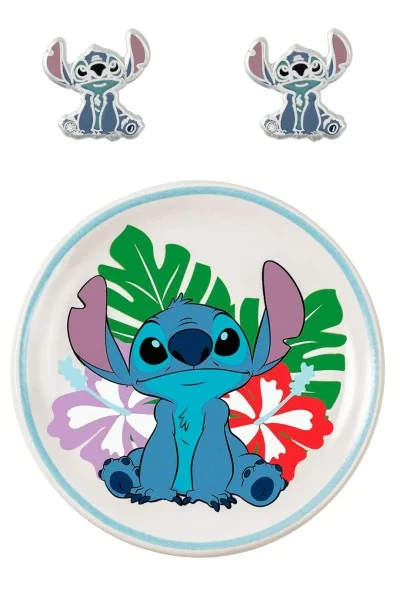 Σκουλαρίκια Lilo & Stitch Set DISNEY Ορείχαλκο