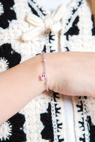 Βραχιόλι Minnie Mouse DISNEY Ασήμι 925ο