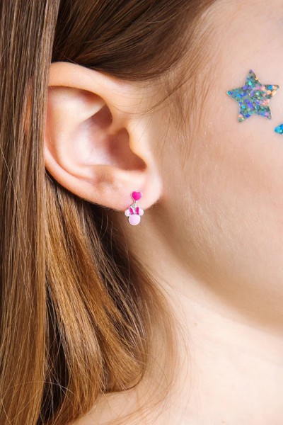 Σκουλαρίκια Minnie Mouse DISNEY Ασήμι 925ο