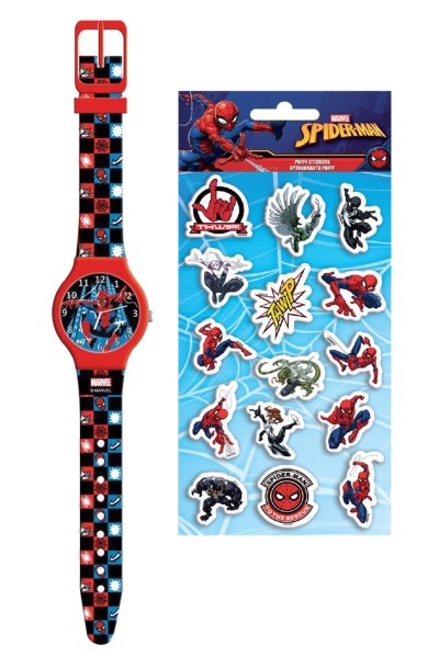 DISNEY Set Spiderman Tiny Box & Stickers 000508447