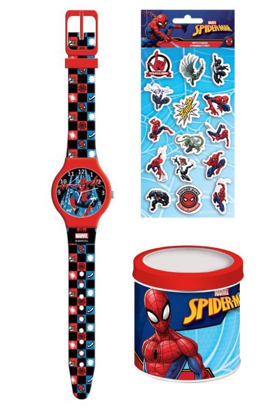 DISNEY Set Spiderman Tiny Box & Stickers 000508447