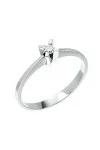 Μονόπετρο Λευκόχρυσο 18Κ Διαμάντι Minimal 0.07ct